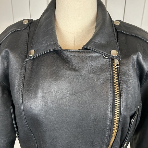 Vintage Moto Leather Jacket - Picture 5 of 16